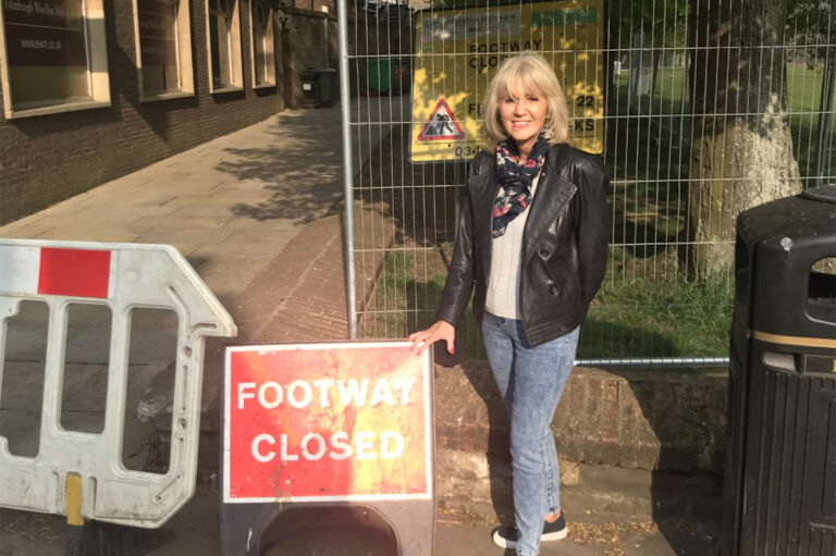 Steeple Row improvements, Cllr Lis Every